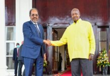 Somali President Arrives in Uganda for Key Talks with Museveni