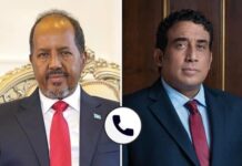 Menfi calls Somali President after he survives assassination attempt