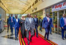 Somalia’s President Arrives in Uganda for Urgent Summit on AUSSOM Funding