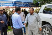 SSC-Khaatumo Leader pays a courtesy call on Galmudug President Ahead Of NCC Talks