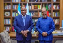 Somalia president holds talks with SSC-Khaatumo leader in Mogadishu