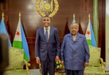 Somali PM Meets Djibouti President Ismail Omar Guelleh to Boost Bilateral Ties