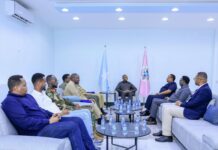 Somalia’s intelligence agency meets with Mogadishu mayor over city’s security