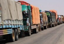Truck drivers protest illegal checkpoints on key Somalia highway