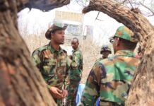Taliyaha Ciidanka Dhulka Xoogga Dalka Soomaaliyeed oo Kormeer Ku Tagay Gobolka Shabeellaha Hoose
