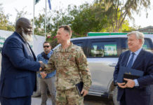 US AFRICOM commander pledges stronger security cooperation during Somalia visit