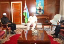 Somalia’s Minister of Religious Affairs meets Djibouti president during official visit