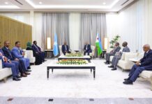 Somali President in Djibouti for 25th Anniversary of Somalia’s Reestablishment