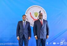 Somali Ambassador to Congo Presents Credentials to President Tshisekedi