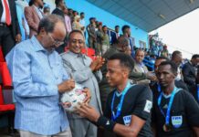Somalia’s President Congratulates Referee Omar Abdulqadir Cartan on CAF Award
