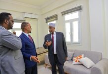 Somalia’s lower house speaker inspects new parliamentary facilities