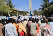 Somali protesters rally in Mogadishu against Israel’s recognition of Somaliland