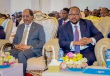 Somalia’s president attends inauguration of Northeast state leader in Las Anod