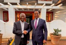 Wasiirka Arrimaha Dibadda Soomaaliya oo Koonfur Afrika Kulan Sharafeed kula Yeeshay Madaxweynihii Hore Thabo Mbeki