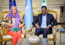 Madaxweynaha Galmudug oo ka qeyb galay Daah-Furka Dhismaha waddada Dhuusamareeb iyo Qardho