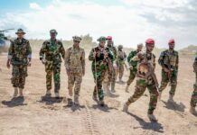 Taliyaha Ciidanka Dhulka CXDS oo Kormeer iyo Dhiirrigelin u Tagay Ciidamada ku Sugan Shabeellaha Hoose