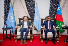 UN humanitarian chief visits Baidoa as South West State seeks more drought aid