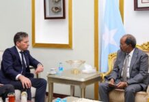 Somali President Meets UN Humanitarian Chief to Discuss Aid Response
