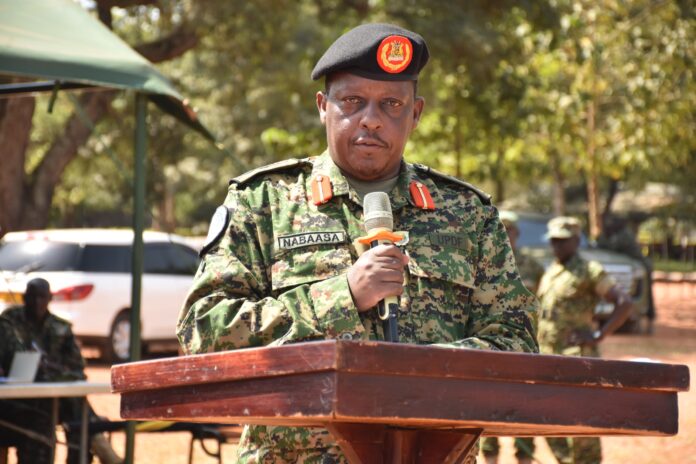 Col.-M.Nabaasa-the-Commandant-IPSO-TC-giving-his-remarks-at-the-flag-off-ceremony