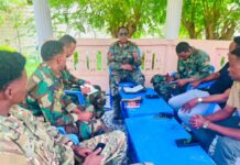 Somali military officers discuss security in Bay region ahead of elections