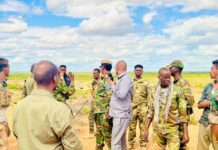 Somali Officials Visit Troops Near Baidoa Amid Rising Political Tensions