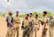 Somali Special Forces Conduct Security Operations in Middle Shabelle