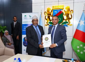 SouthWest State Leader Sheikh Aden Madobe Formally Assumes Office in Baidoa