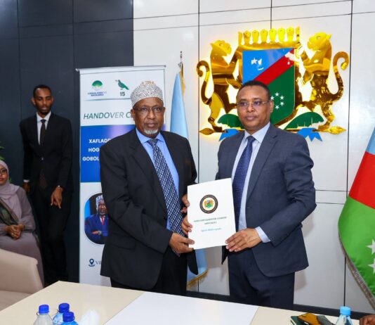 SouthWest State Leader Sheikh Aden Madobe Formally Assumes Office in Baidoa