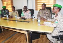 AUSSOM Reviews Security Situation in Beledweyne, Strengthens Coordination With Somali Forces