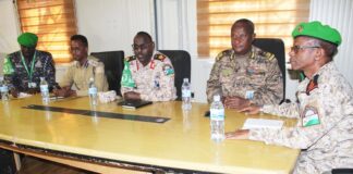 AUSSOM Reviews Security Situation in Beledweyne, Strengthens Coordination With Somali Forces