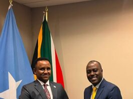 Safiirka Soomaaliya ee Koonfur Afrika oo Gudbiyay Warqadaha Aqoonsiga Danjirenimo