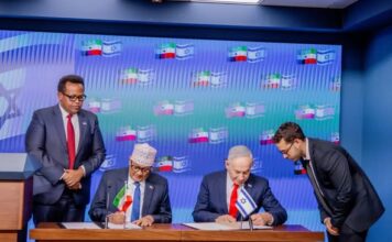 Somaliland oo heshiis amni la gashay Israel