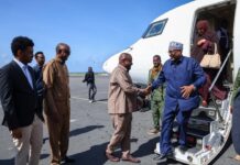 Hoggaamiyaha Koonfur Galbeed oo soo gaaray Muqdisho