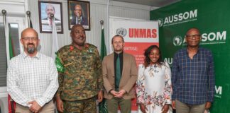 AUSSOM, UN Mine Action Service Discuss Expanding Cooperation on Explosive Threats in Somalia