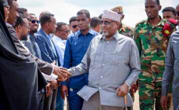 Hoggaamiyaha Dowladda Koonfur Galbeed oo dib ugu soo laabtay magaalada Baydhabo