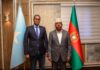 Somalia Defense Minister Holds Talks With IMCTC Representative on Security Cooperation