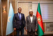 Somalia Defense Minister Holds Talks With IMCTC Representative on Security Cooperation