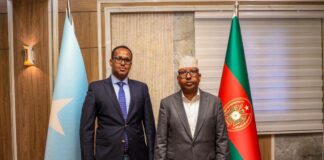 Somalia Defense Minister Holds Talks With IMCTC Representative on Security Cooperation