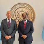 Madaxweyne Xasan Sheekh oo Qaabilay wafdi ka socday Talyaaniga