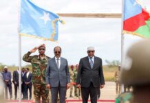 Somali president arrives in Baidoa for South West State leadership inauguration