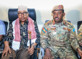 Somali defence minister visits Ceeldheer, urges support for anti-Al-Shabaab operations