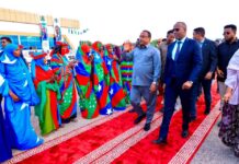 Guddoomiyaha Gobolka Banaadir oo gaaray Baydhabo si uu uga qeyb galo caleema-saarka Hoggaamiyaha Koonfur Galbeed
