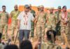 Somalia’s defence minister visits troops on front lines in Middle Shabelle region