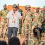 Wasiirka Gaashaandhigga iyo Taliyaha Ciidanka Xoogga Dalka oo Kormeeray Ciidamada Ku Sugan Wargaadhi