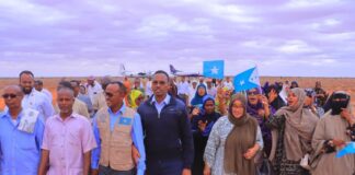 Mas’uuliyiin ka tirsan Dowladda Federaalka iyo Galmudug oo gaaray Caabudwaaq si ay u qiimeeyaan xaaladda bani’aadannimo