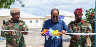 Madaxweyne Xasan Sheekh oo Xarigga Ka Jaray Taliska Guutada 77-aad ee Ciidanka Xoogga Dalka