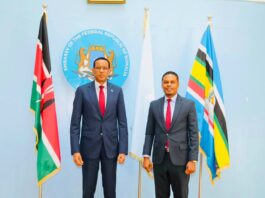 Wasiirka Warfaafinta Soomaaliya oo Booqday Safaaradda Soomaaliya ee Kenya