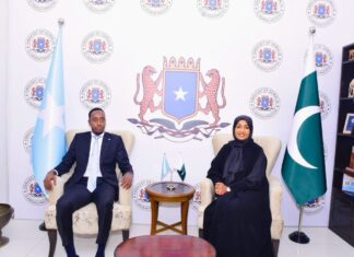 Somali minister visits embassy in Pakistan where she previously served as ambassador