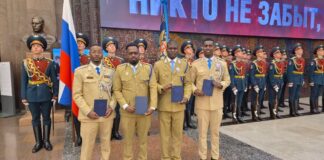Four Somali police officers graduate with master’s degrees from Russian Interior Ministry academy