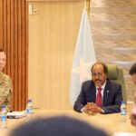 Madaxweynaha Soomaaliya oo kulan la yeeshay Taliyaha Ciidamada Mareykanka ee AFRICOM